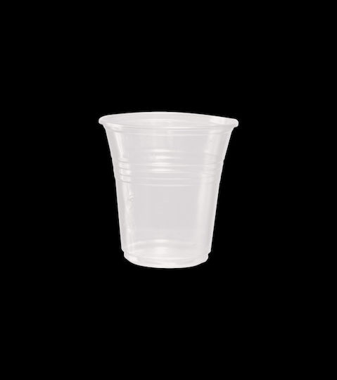 Lux Plast Disposable Cup Plastic Transparent 130ml 50pcs