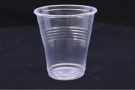Lux Plast Disposable Cup Plastic Transparent 130ml 50pcs