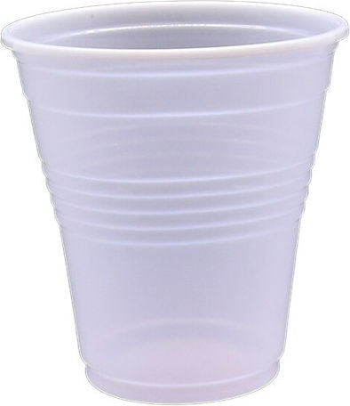 Lux Plast Pahar de unică folosință Plastic Maro 130ml 50buc