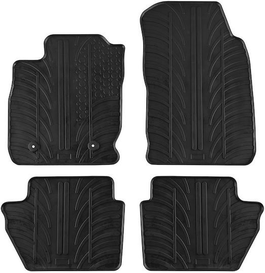 Gledring Set of Front and Rear Mats 4pcs for Ford EcoSport 2017 Black