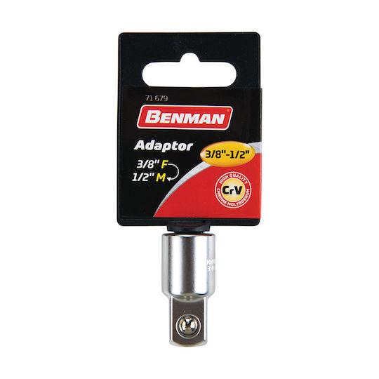 Benman Αντάπτορας με Υποδοχή 3/8'' και Έξοδο 1/2''