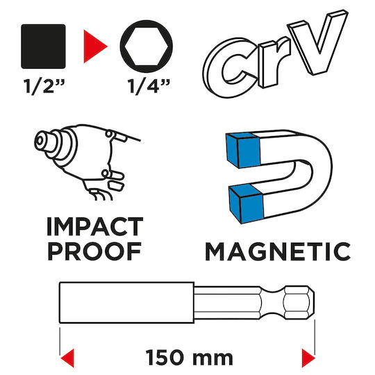 Graphite Adapter Pneumatic