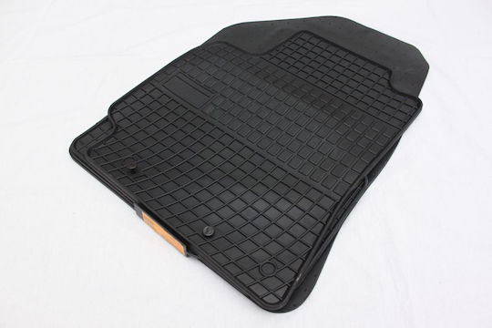 Frogum Set of Front and Rear Mats 4pcs for Hyundai Elantra 2016-2020 Black