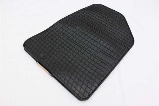 Frogum Set of Front and Rear Mats 4pcs for Hyundai Elantra 2016-2020 Black