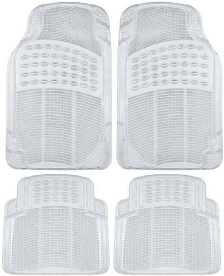 Autoline Set of Front and Rear Mats Universal 4pcs Fimé Transparent / Gray