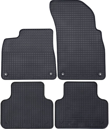 Petex Set of Front and Rear Mats 4pcs for Audi Q7 2014 Black