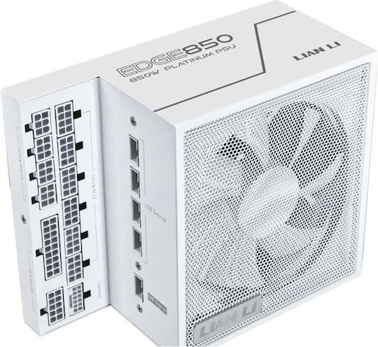Lian Li EDGE850 850W White Computer Power Supply Full Modular 80 Plus Platinum