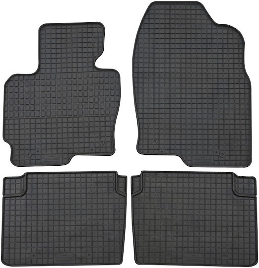 Petex Set of Front and Rear Mats 4pcs for Mazda CX-5 2012-2017 Black