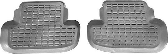 Auto Gs Set of Front and Rear Mats 4pcs Tray Type for Audi A5 2007+ Brown