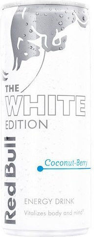 Red Bull The White Edition Energy Drink με Ανθρακικό σε Κουτί 250ml