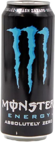 Monster Absolutely Zero Energy-Drink mit Kohlensäure, Zuckerfrei in Kiste 500ml