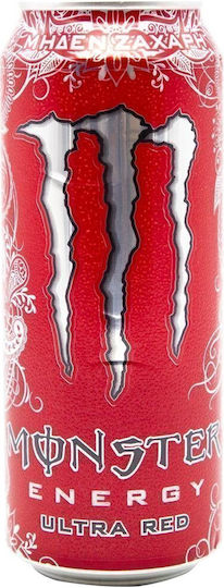 Monster Ultra Red Energy Drink with Carbonation, Sugar-Free in Box 500ml