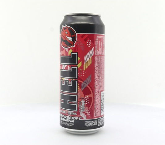 Hell Energy Drink STRAWBERRY-BANANA με Ανθρακικό 500ml