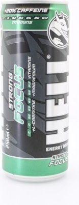 Hell Strong Focus Energy Drink με Ανθρακικό σε Κουτί 250ml