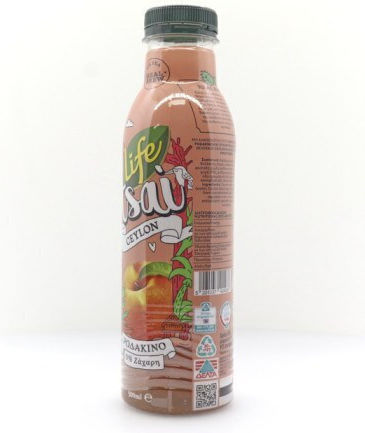 Life Ceylon Ice Tea Ροδάκινο Χωρίς Ανθρακικό & Ζάχαρη σε Μπουκάλι 500ml