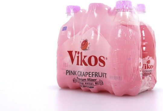 Βίκος Αναψυκτικό Pink Grapefruit με Ανθρακικό σε Μπουκάλι 6x330ml
