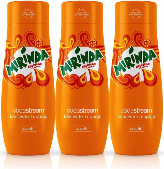Sodastream Mirinda Πορτοκαλάδα Συμπυκνωμένη Χωρίς Ανθρακικό σε Μπουκάλι 440ml