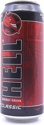 Hell Classic Energy-Drink mit Kohlensäure in Kiste 500ml