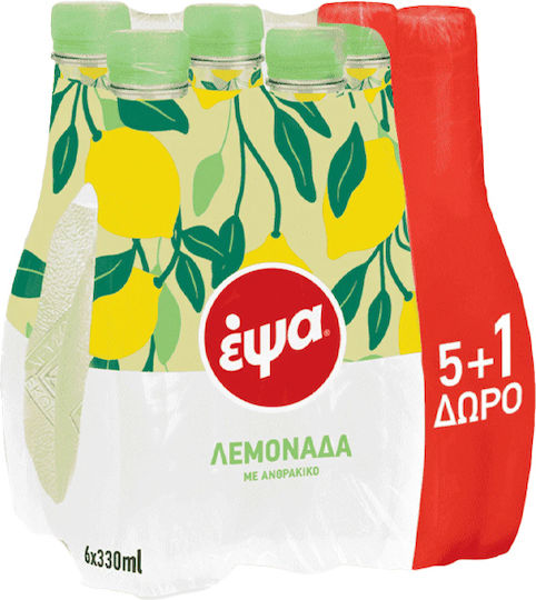 ΕΨΑ Λεμονάδα με Ανθρακικό σε Μπουκάλι 6x330ml