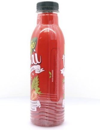Life Red Boost Ice Tea Φράουλα, Ιβίσκος, Ginger Χωρίς Ανθρακικό & Ζάχαρη 500ml