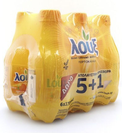 Loux Orangensaft mit Kohlensäure in Flasche 6x330ml