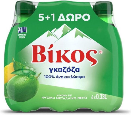 Βίκος Γκαζόζα με Ανθρακικό σε Μπουκάλι 6x330ml