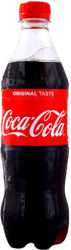 Coca-Cola Cola mit Kohlensäure in Flasche 500ml
