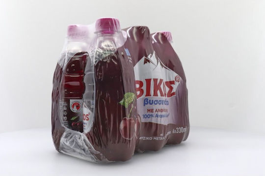 Βίκος Βυσσινάδα με Ανθρακικό σε Μπουκάλι 6x330ml