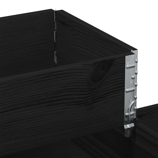 vidaXL Garden Fencing Material 1pcs Black