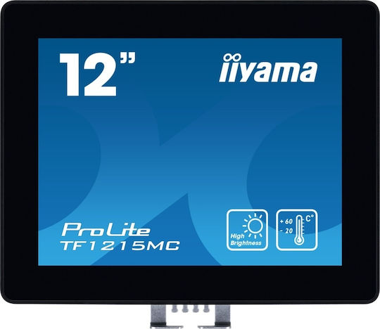 Iiyama TF1215MC-B2 POS Monitor 12" LED 1024x768