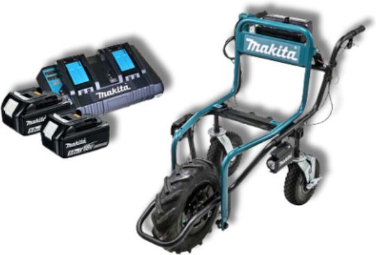 Makita Transport Trolley 18V with Charger & 2 Batteries 3.0Ah Blue