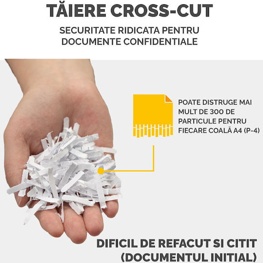 Fellowes Καταστροφέας Εγγράφων LX 85 Micro Cut 12 Φύλλων με Κάδο 19lt