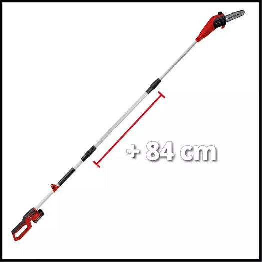 Einhell GC-LC 18 Telescopic Battery Pole Saw 18V Solo Total Length 112.5cm And Blade 20cm