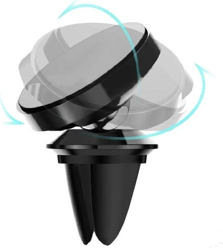 Suport Telefon Auto Idealstore Inel Magnetic Ajustare Unghi Rotire 360 Grade Suport Flexibil Stabil Ușor de Instalare Design Modern Elegant Oțel Inoxidabil Negru