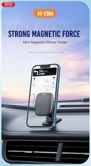 Suport Magnetic pentru Telefon Auto Idealstore Model Universal Orice Tip de Telefon Fabricat din Plastic de Înaltă Calitate Unghi Flexibil Poate Fi Poziționat Conform Nevoilor Șoferului Negru