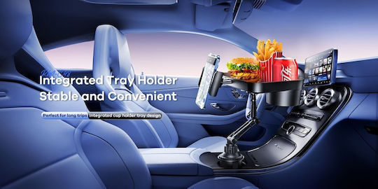 Remax Car Mobile Mount with Magnet and Wireless Charging Black