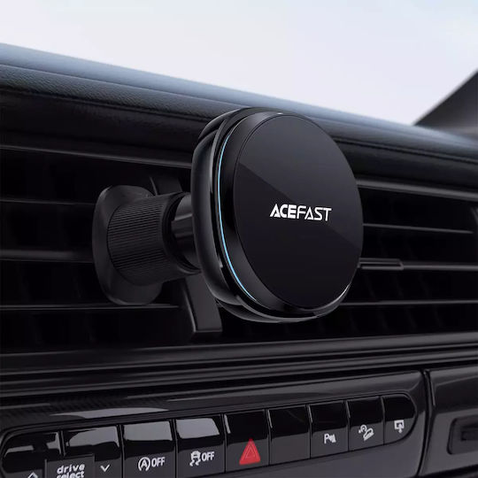 Acefast Car Mobile Mount with Adjustable Hooks and Wireless Charging Black