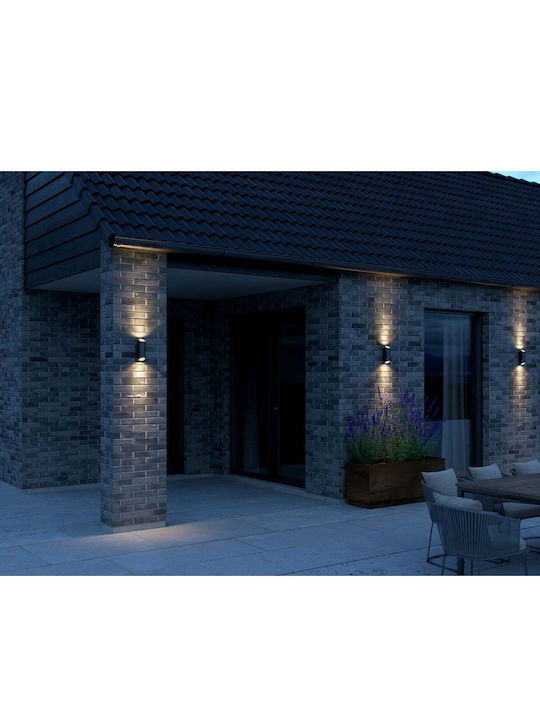 Nordlux Round 22 Lumină de exterior montată pe perete GU10 IP54 23.5x7.7x9.5εκ.