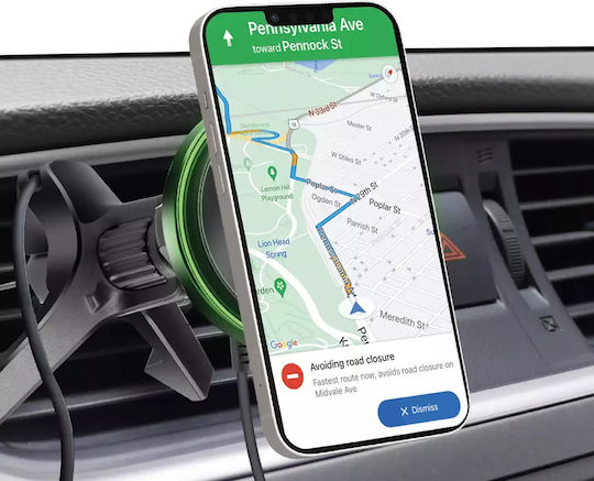SBS Suport Auto pentru Telefon cu magnet MagSafe Neagră