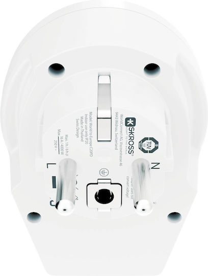Skross World Adapter World To Europe Usb-c Tm Pd