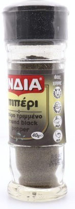 India Piper Negru măcinat în borcan de sticlă 40gr