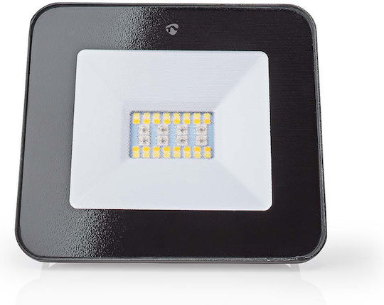 Nedis Rezistent la apă Proiector LED 20W Alb Rece 6500K WiFi IP65
