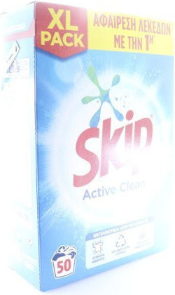 Skip Active Clean Waschmittel in Pulverform 3.25lt (50 Messbecher)