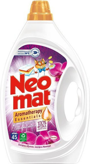 Neomat Aromatherapy Υγρό Απορρυπαντικό Ρούχων με Άρωμα Μαλαισιανή Ορχιδέα 2.25lt (45 Μεζούρες)