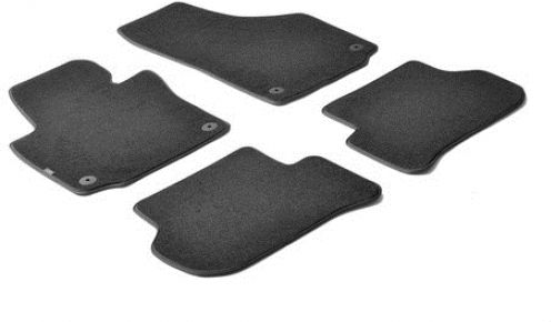 Lampa Set of Front and Rear Mats 4pcs for Skoda Yeti Black