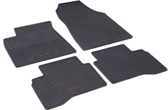 Rigum Set of Front and Rear Mats 4pcs for Kia Niro 2016-2019 Black