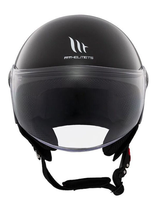 MT Street S Black Gloss A1 Motorcycle Helmet Jet ECE 22.06 / DOT 950gr