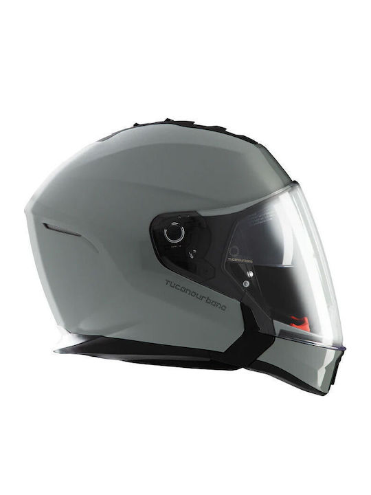 Tucano Urbano Hyperlink Nardo Grey Gloss Κράνος Μηχανής Full Face ECE 22.06 1650gr με Sunvisor