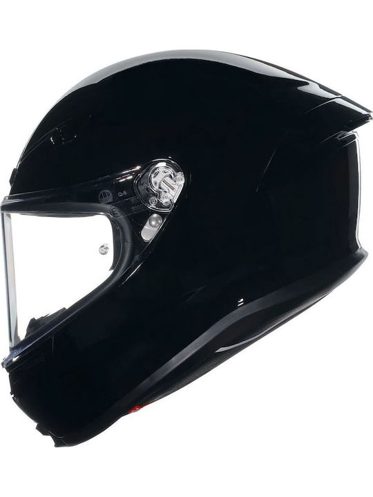 AGV K6 S Black Motorcycle Helmet Full Face ECE 22.06 1255gr with Pinlock