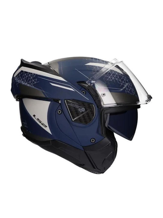 LS2 Advant II Флип ъп с Sun Visor ECE 22.06 Astral Matt Navy Blue LS2 Advant II Флип ъп с Sun Visor ECE 22.06 Astral Matt Navy Blue